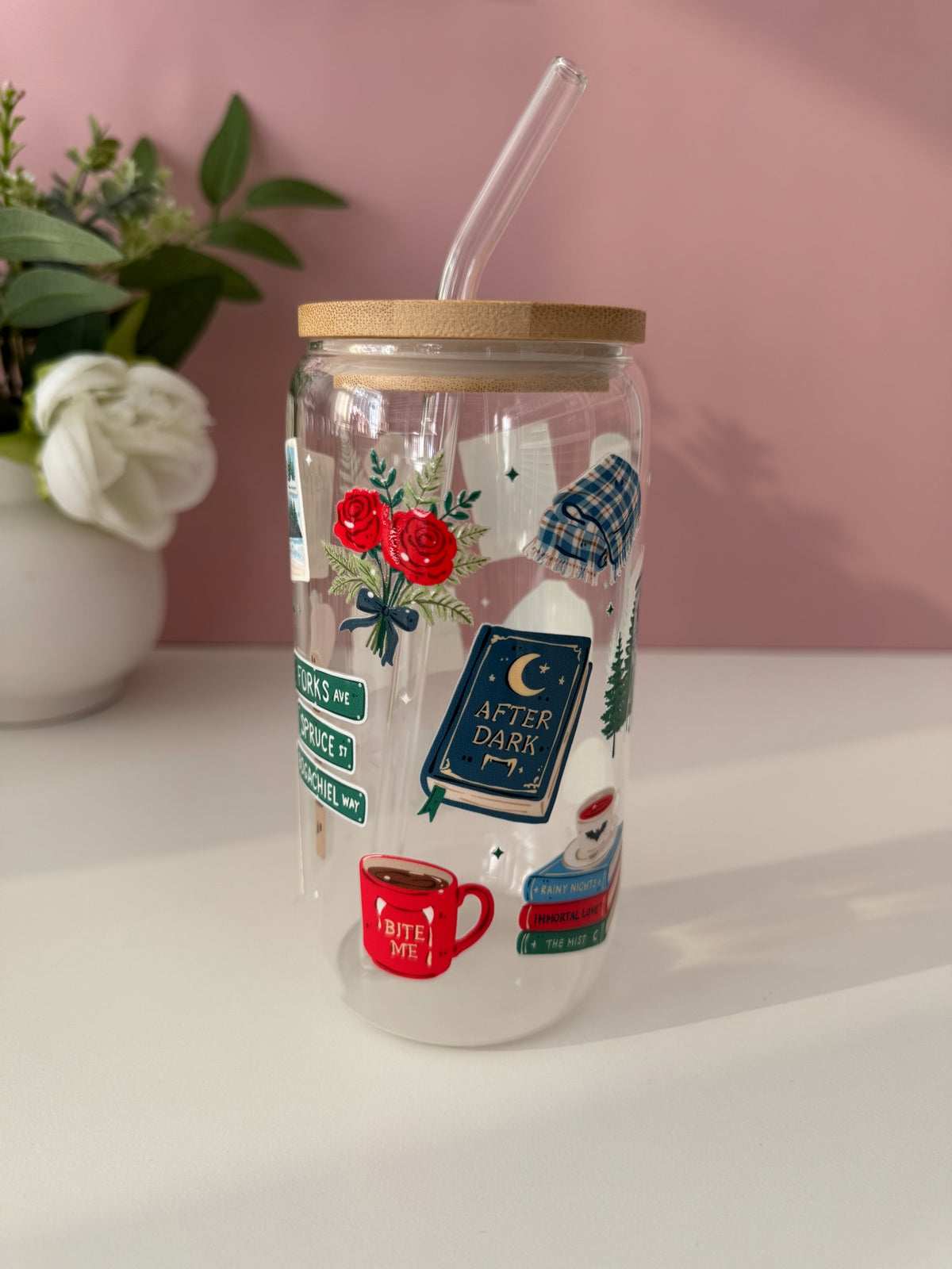 Forks Glass Cup
