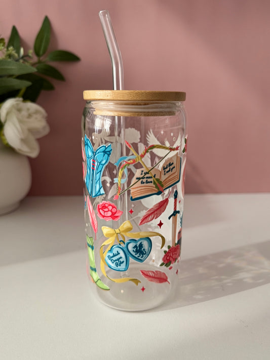 Dragon Rider Glass Cup