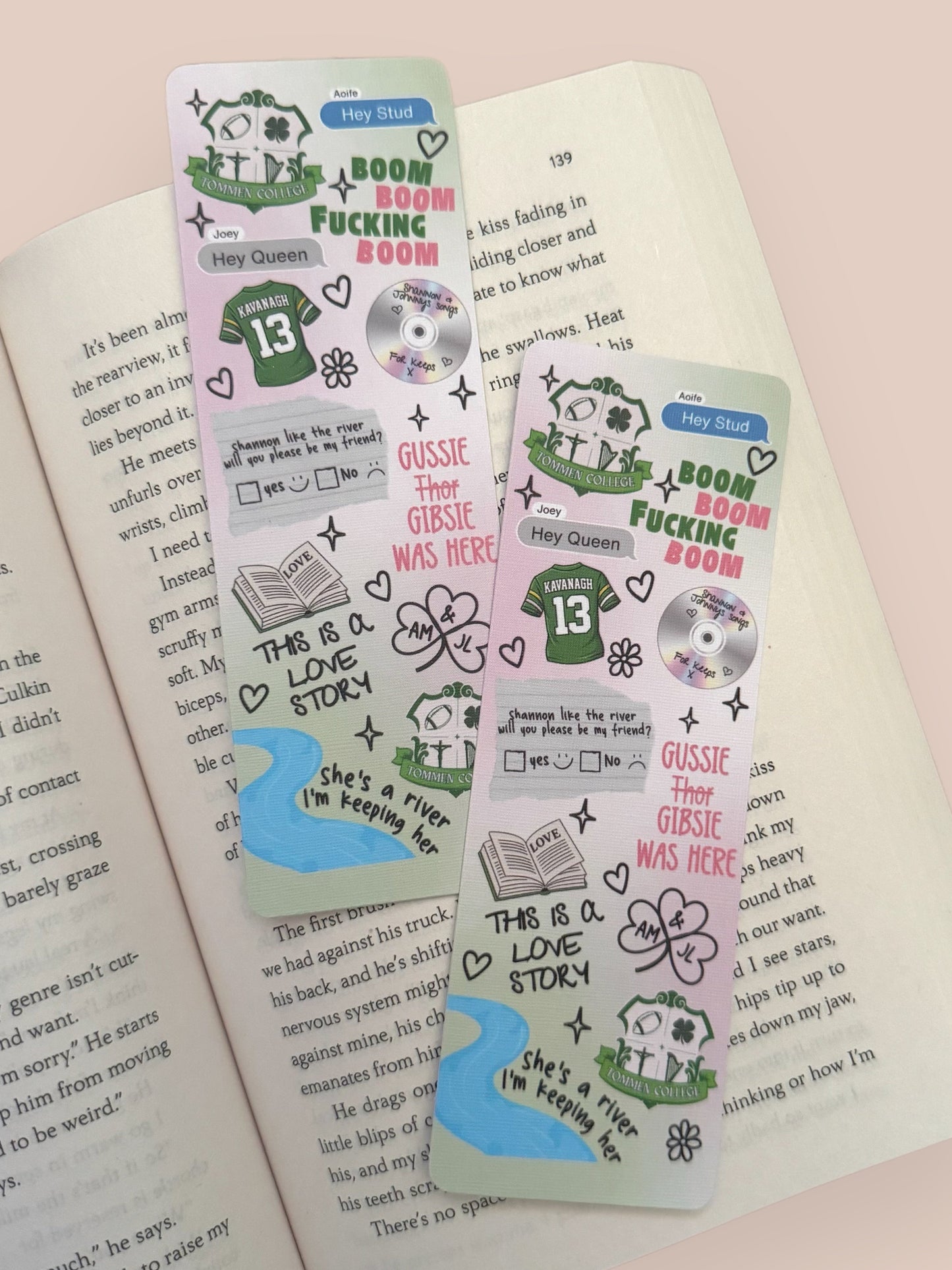Boys of Tommen Inspired Bookmark