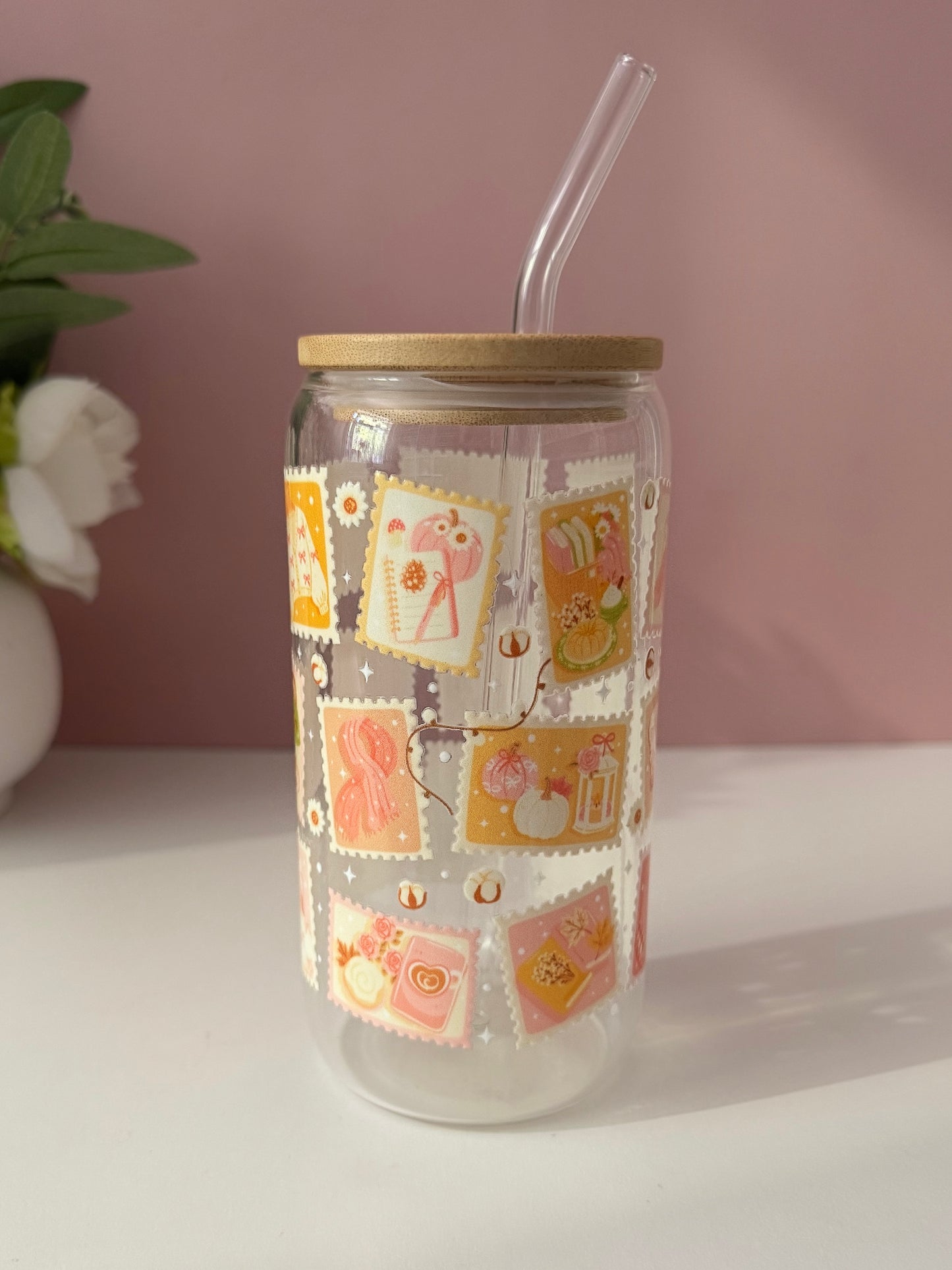 Autumn Glass Cup