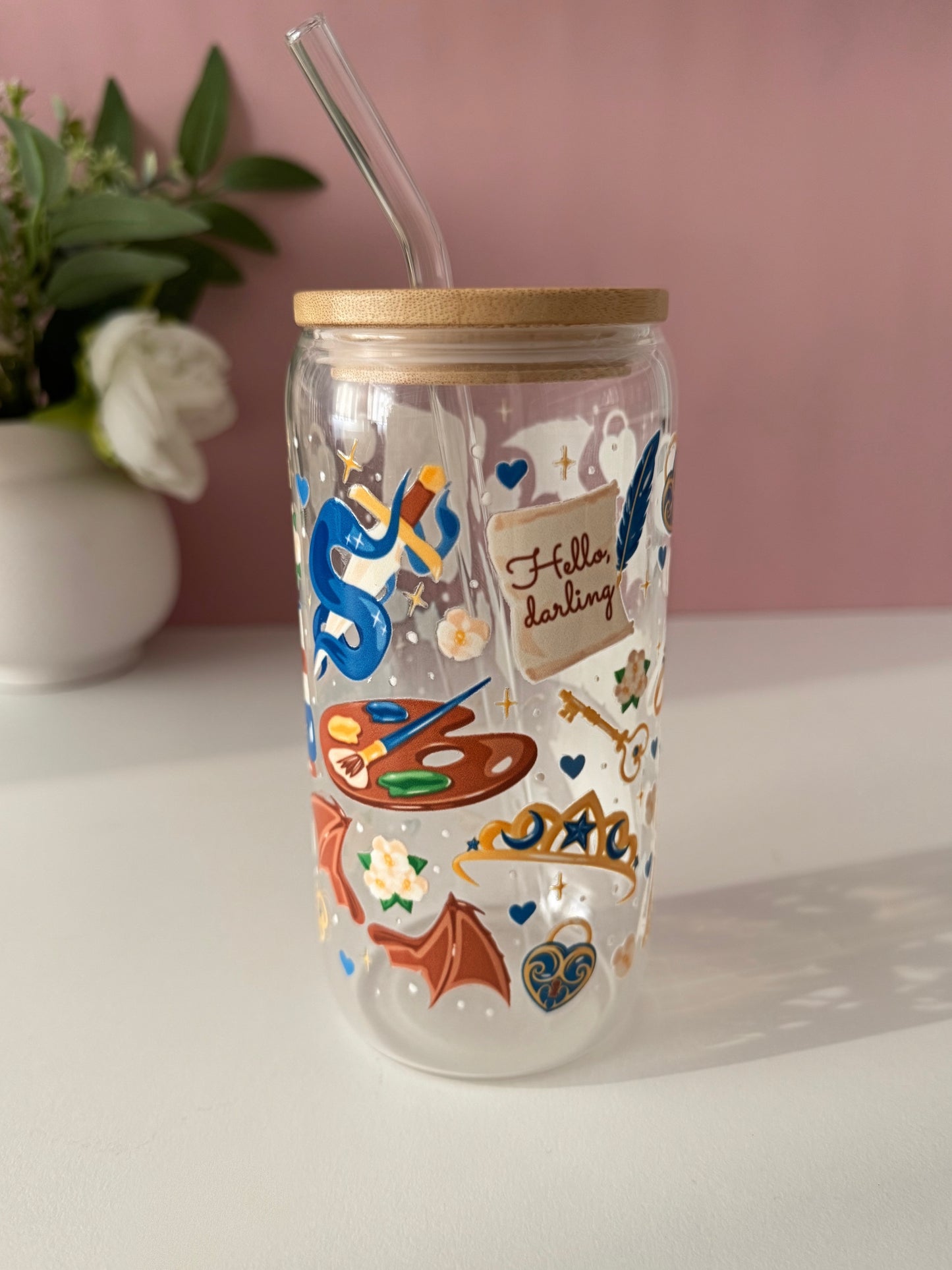 ACOTAR Inspired Glass Cup