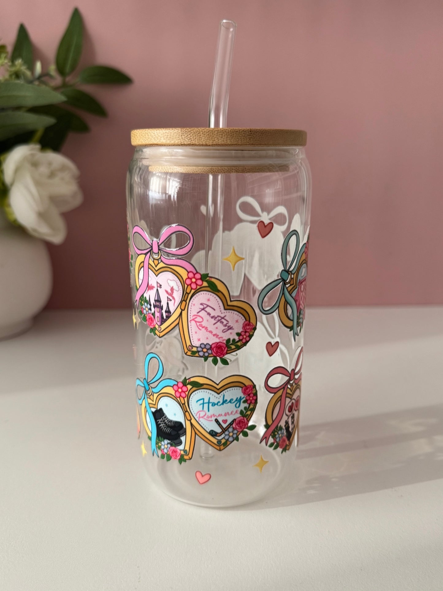 Romance Lockets Glass Cup