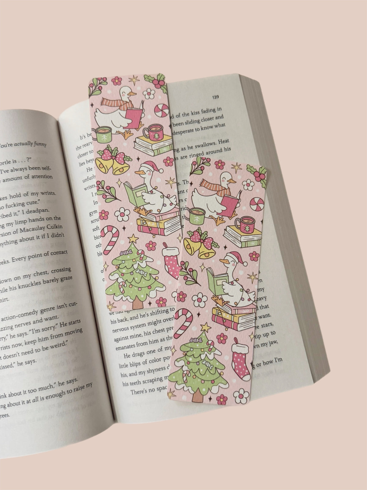 Christmas Goose Bookmark