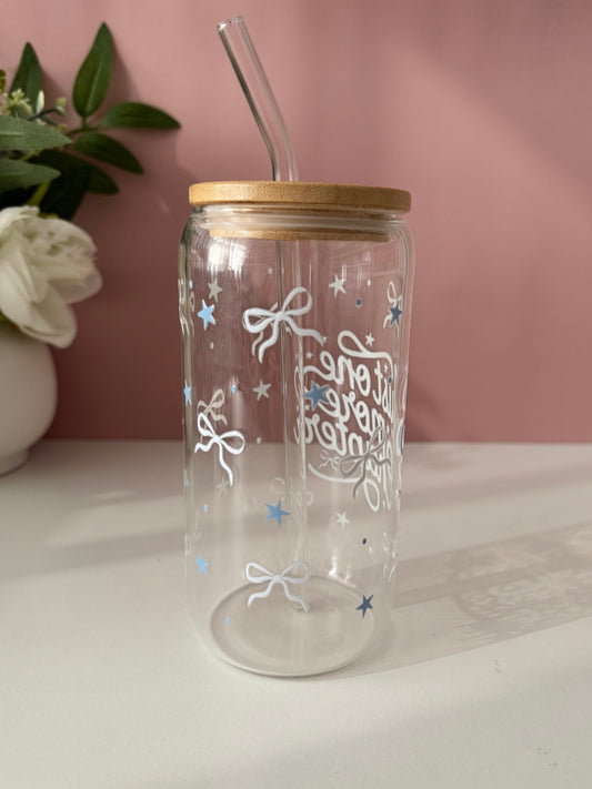 Just One More Chapter Glass Cup