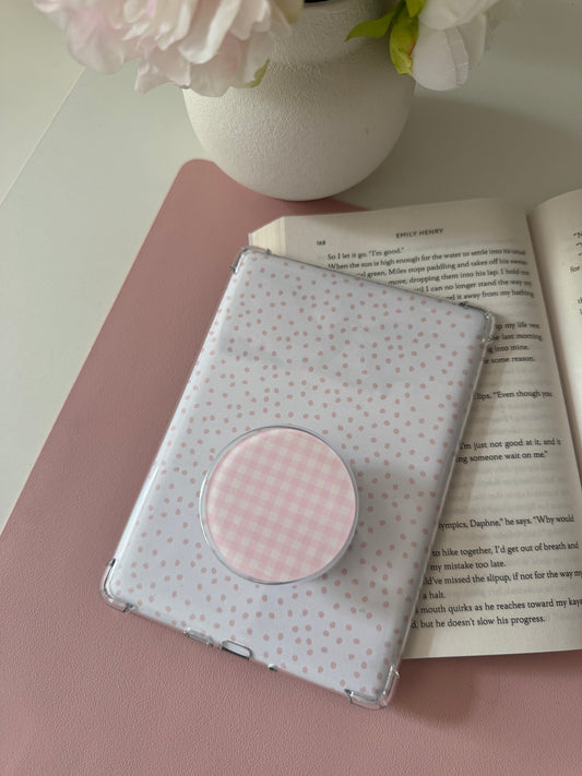 Pink Gingham Magnetic Grip
