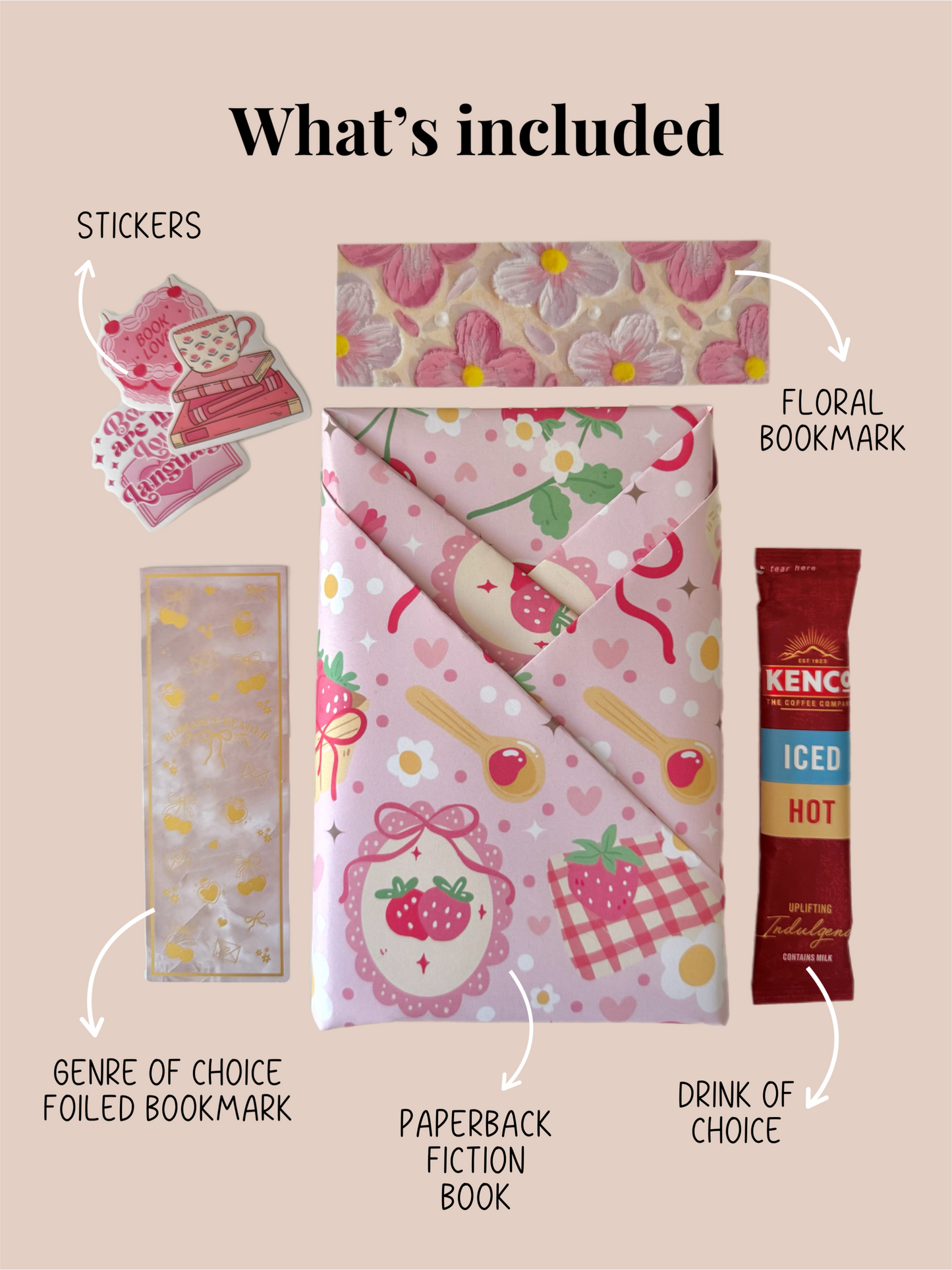 Strawberry Book Box