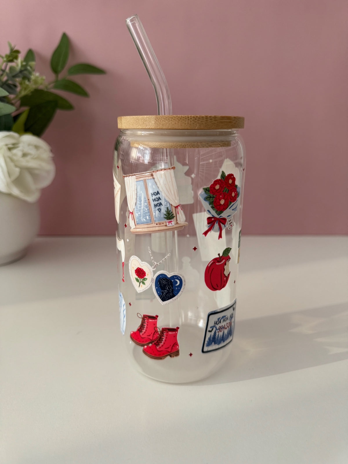 Twilight Inspired Glass Cup