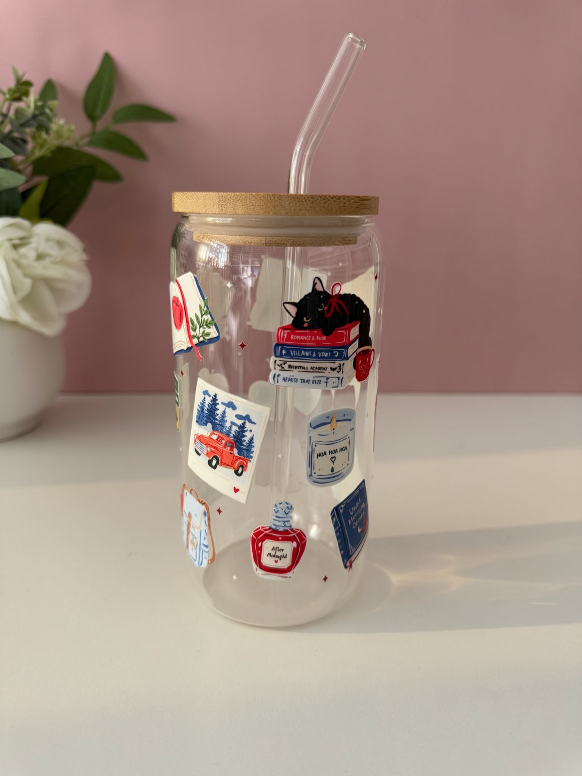 Twilight Inspired Glass Cup
