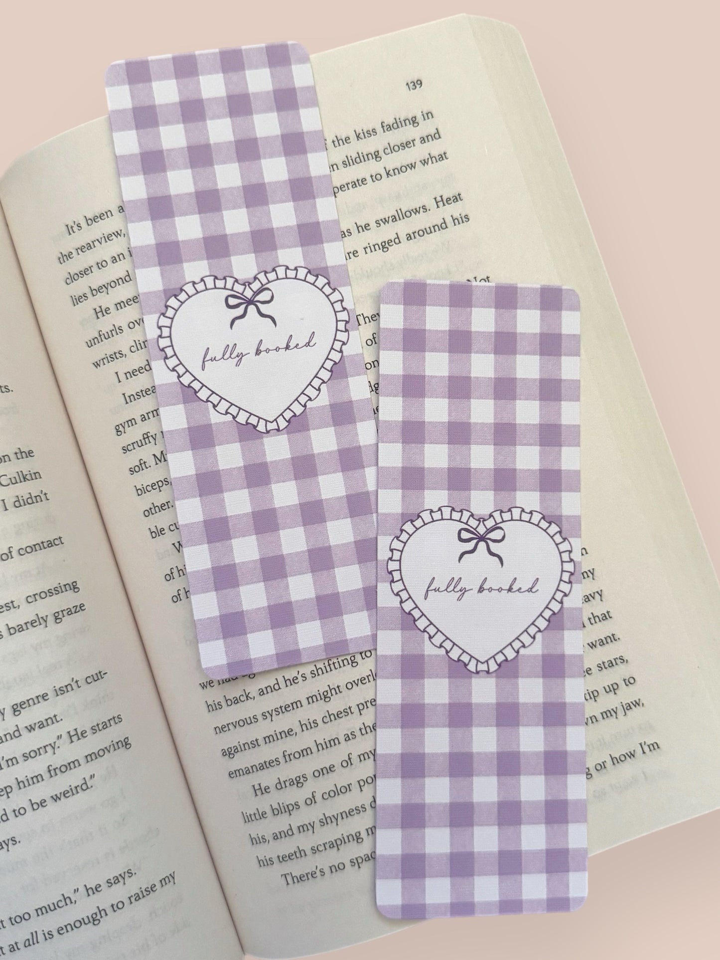 Fully Booked Gingham Bookmark