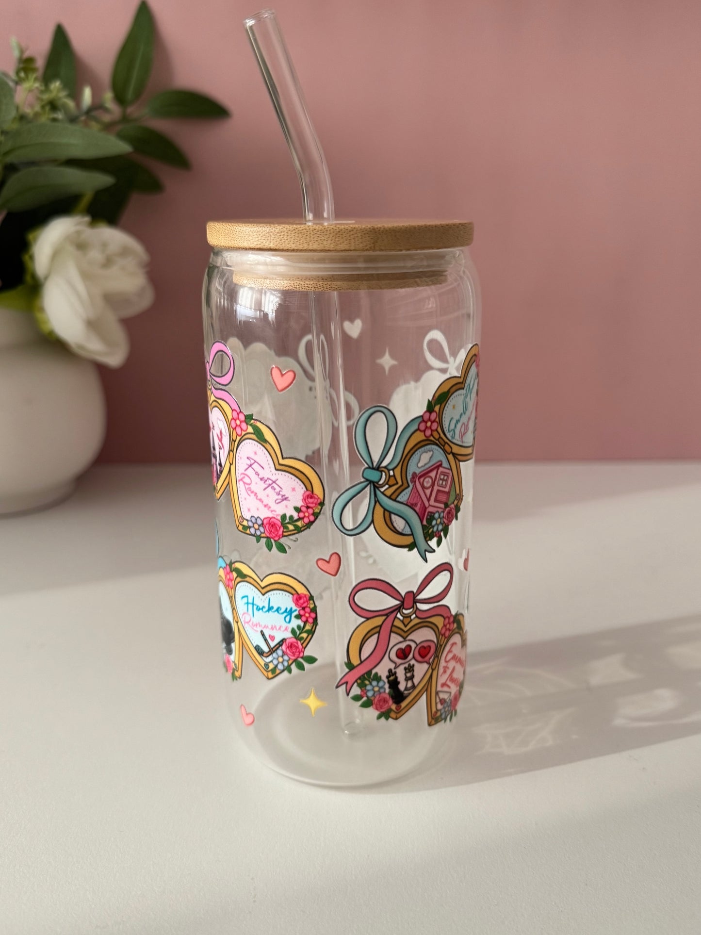Romance Lockets Glass Cup
