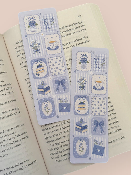 Blueberry Bows Bookmark