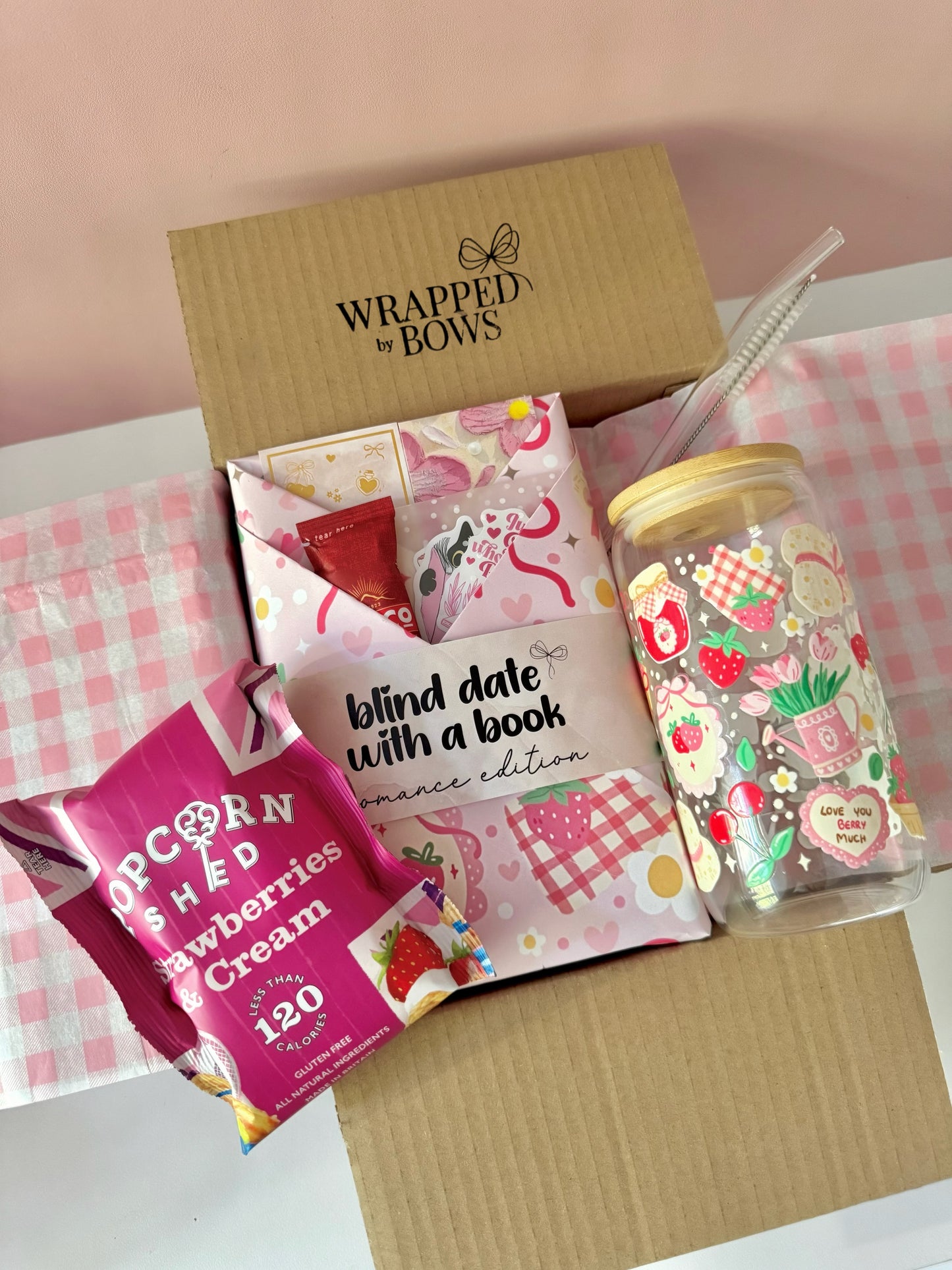 Strawberry Book Box